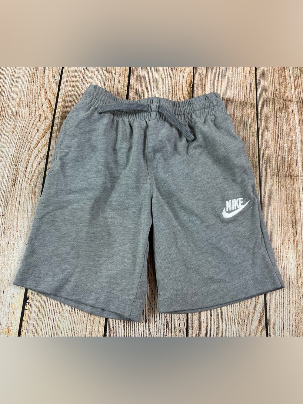 Nike Club Shorts Grey Kids Size 6